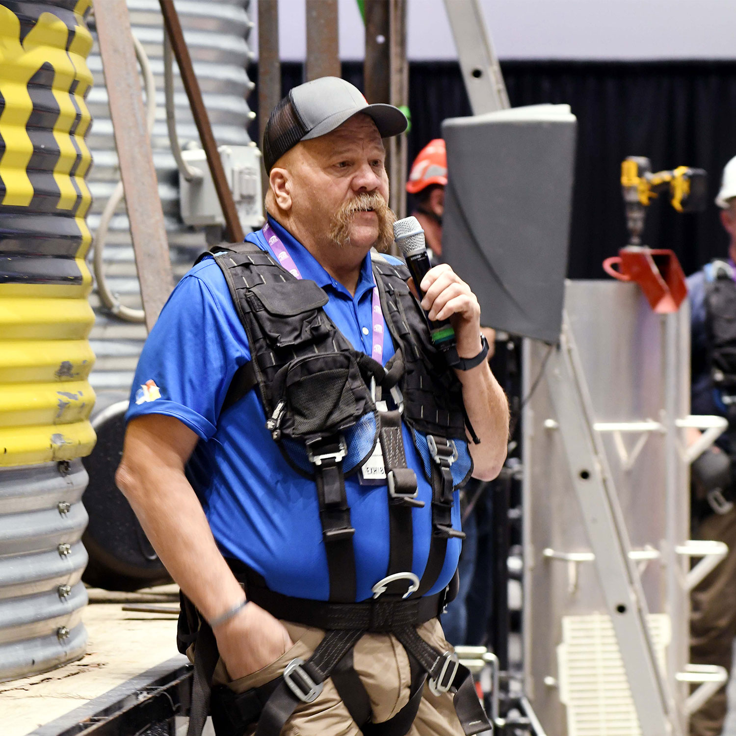 grain-rescue Grain safety demonstration at the 2026 MN Ag Expo trade show.